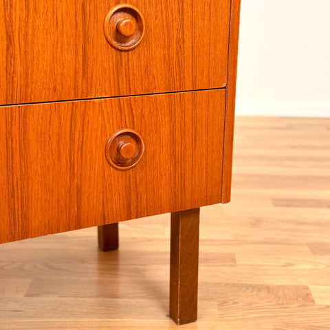 Chest of drawers in teak, 1950s-60s, Sweden