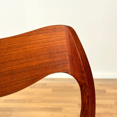 Set of 6 dining chairs in teak designed by Niels O. Moller, model '71', 1950s-60s, Denmark