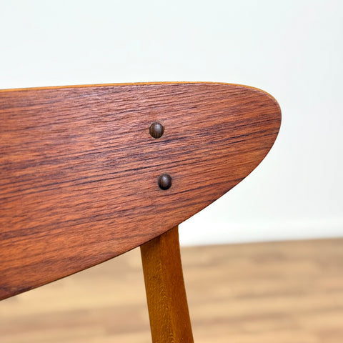 Set of 6 chairs made of teak and beech by Farstrup, 1950s-60s, Denmark - Beyo Vintage