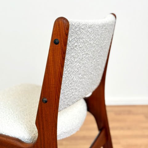 Set of 6 dining chairs in solid teak, by Eric Buch, 1950s-60s, Denmark - Beyo Vintage