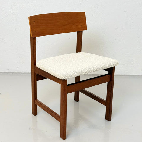 Set of 6 dining chairs in teak, 1950s-60s, Denmark - Beyo Vintage
