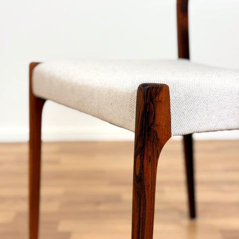 Set of 4 dining chairs in Santos rosewood, 1950s-60s, Denmark - Beyo Vintage