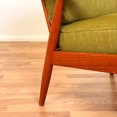 Armchair in solid teak, 1950s-60s, Denmark