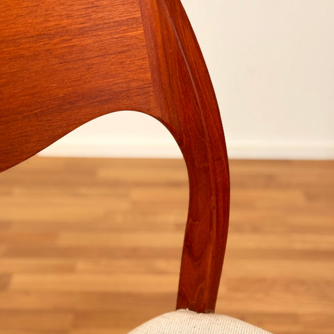 Set of 6 dining chairs Niels O. Moller, model '71', in teak, 1950s-60s, Denmark