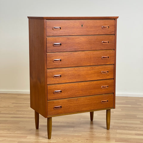 Chest of drawers, teak, Denmark, 1950s-60s - Beyo Vintage