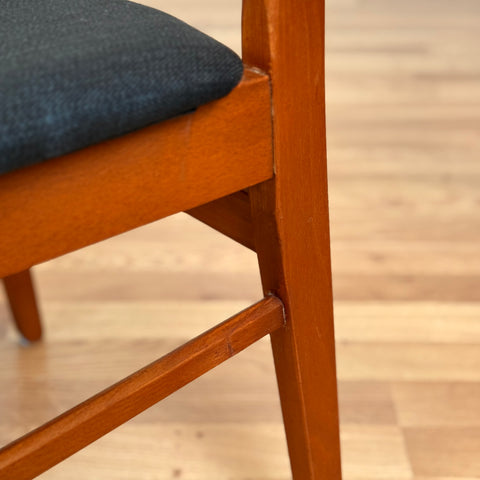 Set of 4 dining chairs in teak & beech by Findahl, 1950s-60s, Denmark