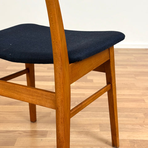 Set of 8 chairs made of teak and beech by Findahl möbelfabrik, 1950s-60s, Denmark - Beyo Vintage