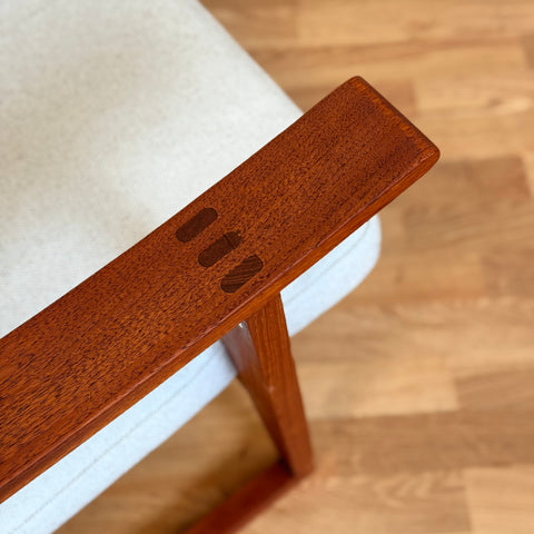 Armchair in solid teak, 1950s-60s, Denmark