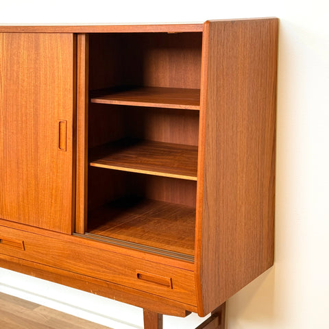 Highboard in teak by P. Westergaard Møbelfabrik, 1950s-60s, Denmark - Beyo Vintage