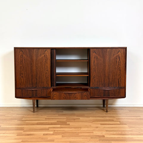 PRICE Highboard in Santos rosewood by E.W Bach, 1950s-60s, Denmark - Beyo Vintage