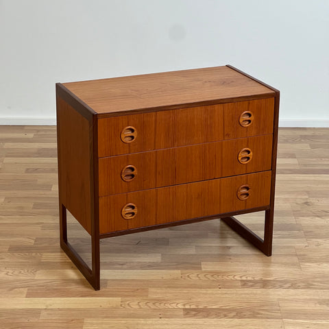 Chest of drawers, in teak by Arne Wahl Iversen, Ikea - Beyo Vintage