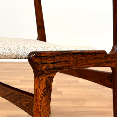 Set of 6 dining chairs in Santos rosewood by Erik Buch for Nova Stolefabrik, 1950s-60s, Denmark - Beyo Vintage