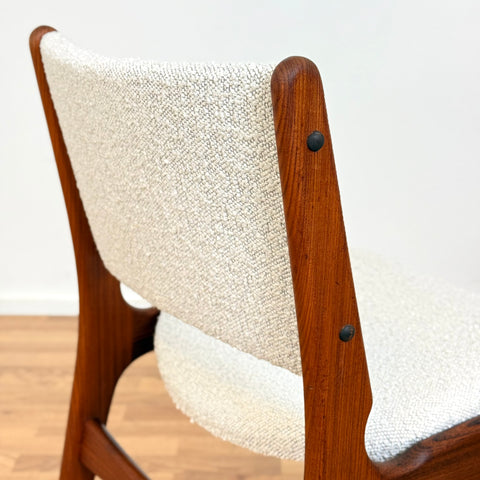 Set of 6 dining chairs in solid teak, by Eric Buch, 1950s-60s, Denmark - Beyo Vintage