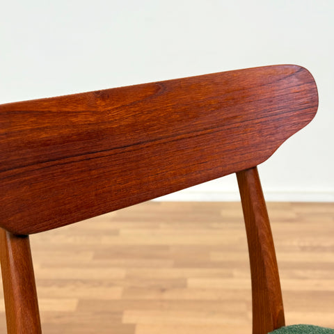Set of 4 dining chairs in beech & teak by Farstrup, 1950s-60s, Denmark - Beyo Vintage