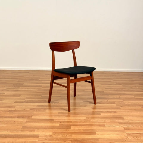Set of 4 dining chairs in teak & beech by Findahl, 1950s-60s, Denmark