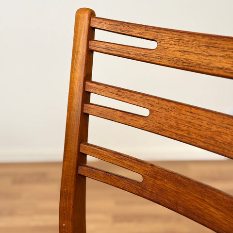 Set of 6 dining chairs 'model 219' in teak and beech by Farstrup, 1950s-60s, Denmark - Beyo Vintage