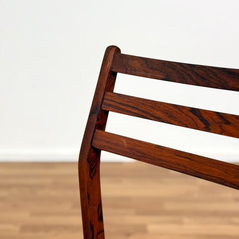 Set of 4 dining chairs in Santos rosewood, 1950s-60s, Denmark - Beyo Vintage