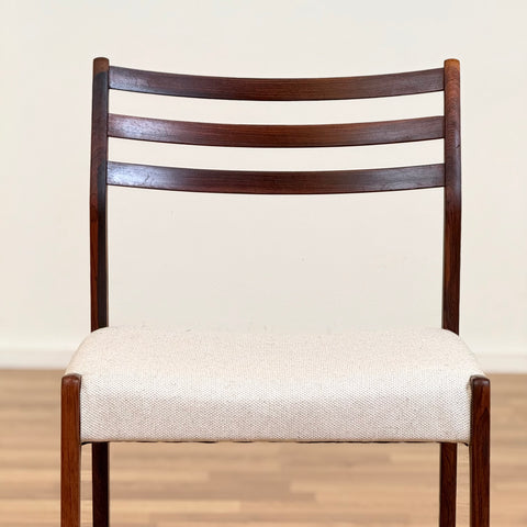 Set of 4 dining chairs in Santos rosewood, 1950s-60s, Denmark - Beyo Vintage