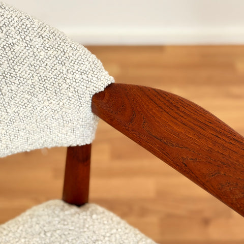 Armchair in solid teak 'model 223' by Kurt Olsen for Slagelse Möbelverk, 1960s-70s Denmark