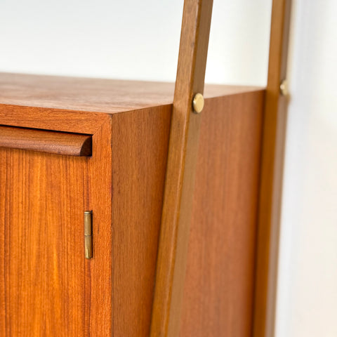 Bookshelf in teak, 1950s-60s, Sweden - Beyo Vintage