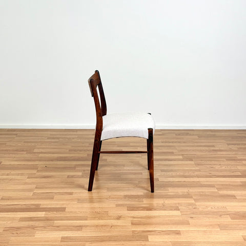 Set of 4 dining chairs in solid rosewood by Arne Wahl Iversen, 1950s-60s, Denmark - Beyo Vintage