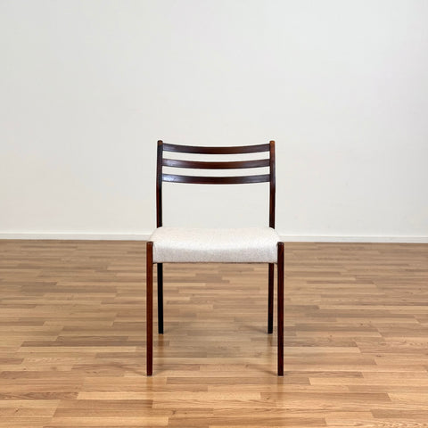 Set of 4 dining chairs in Santos rosewood, 1950s-60s, Denmark - Beyo Vintage