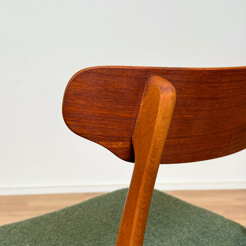 Set of 4 dining chairs in beech & teak by Farstrup, 1950s-60s, Denmark - Beyo Vintage