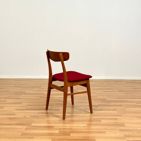Set of 6 dining chairs in teak & beech by Findahl, 1950s-60s, Denmark