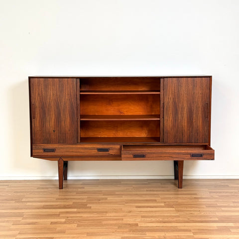 Highboard in Santos rosewood by Vemb møbelfabrik, 1950s-60s, Denmark - Beyo Vintage