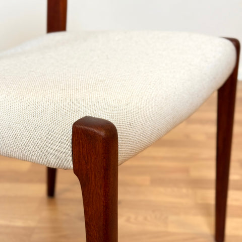 Set of 6 dining chairs in teak designed by Niels O. Moller, model '71', 1950s-60s, Denmark
