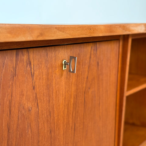 Writing desk in teak, 1950s-60s, Denmark - Beyo Vintage