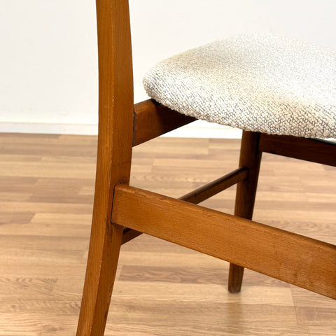 Set of 6 chairs made of teak & beech, 1950s-60s, Denmark - Beyo Vintage