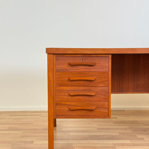 Writing desk in teak, 1950s-60s, Denmark - Beyo Vintage
