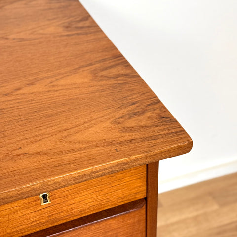 Writing desk in teak, 1950s-60s, Denmark - Beyo Vintage