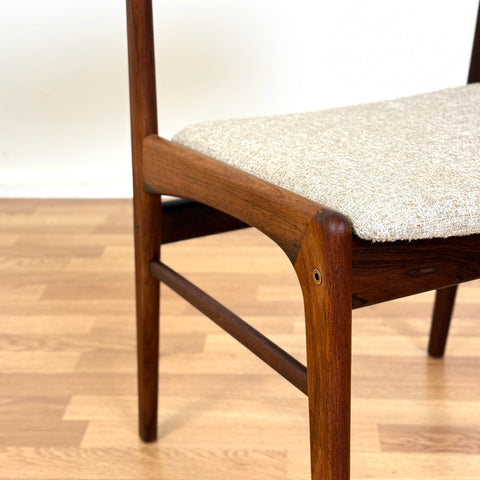 Set of 6 chairs in solid wood, 1950s-60s, Denmark - Beyo Vintage