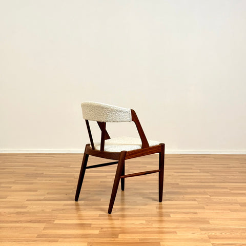 Set of 4 dining chairs made of teak by Henning Kjærnulf, 1950s-60s, Denmark