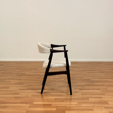 Set of 6 dining chairs in teak & beech by Thomas Harlev for Farstrup, model 213, 1950s-60s, Denmark