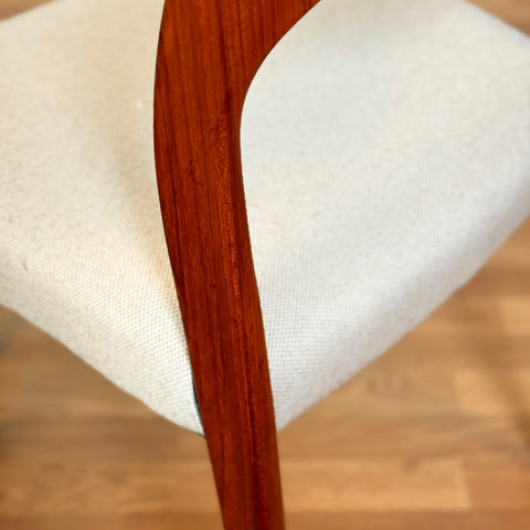 Set of 6 dining chairs Niels O. Moller, model '71', in teak, 1950s-60s, Denmark