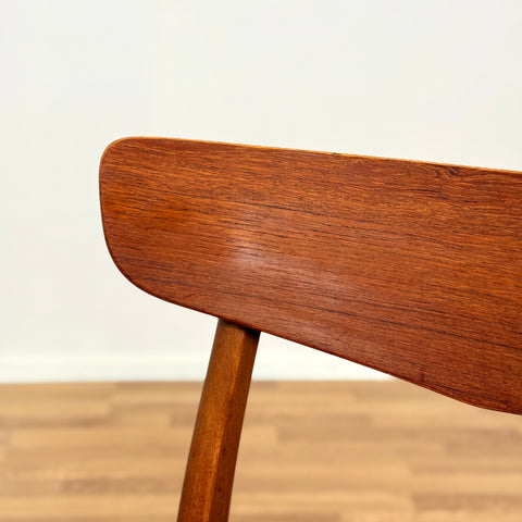 Set of 6 dining chairs in teak & beech by Findahl, 1950s-60s, Denmark