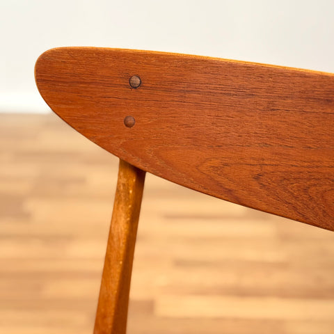 Set of 4 dining chairs, model 210, in teak, by Farstrup, 1950s-60s, Denmark