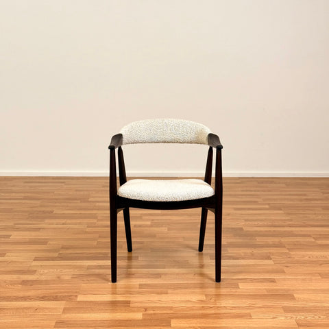 Set of 6 dining chairs in teak & beech by Thomas Harlev for Farstrup, model 213, 1950s-60s, Denmark