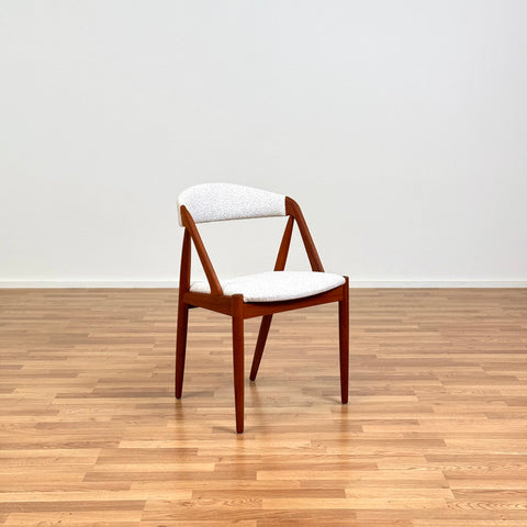 Set of 6 chairs made of solid teak by Kai Kristiansen, 1950s-60s, Denmark - Beyo Vintage