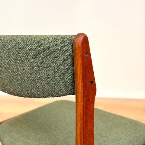 Set of 4 dining chairs in teak, by Erik Buch for Nova Stolefabrik, 1950s-60s, Denmark