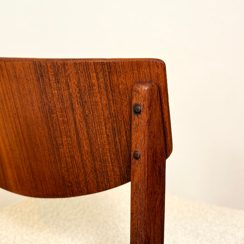 Set of 8 dining chairs in teak by Sorø Stolefabrik, 1950s-60s, Denmark