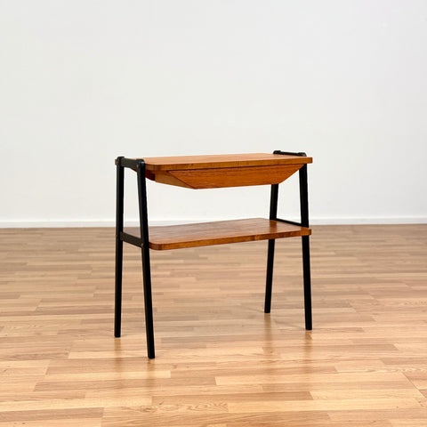 Hall table in teak, 1950s-60s, Sweden - Beyo Vintage
