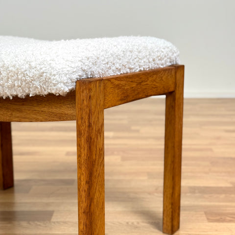 Stool in oak, 1950s-60s - Beyo Vintage
