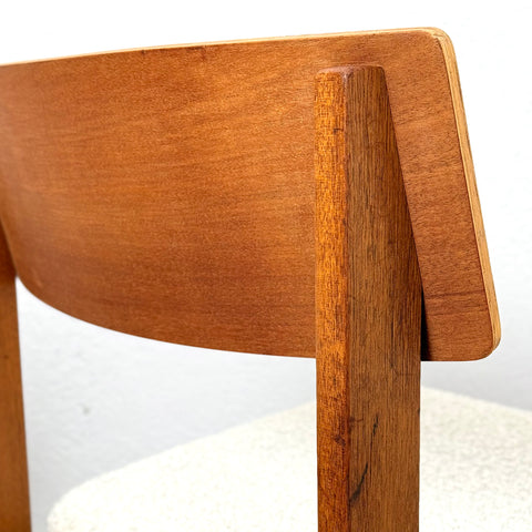 Set of 6 dining chairs in teak, 1950s-60s, Denmark - Beyo Vintage