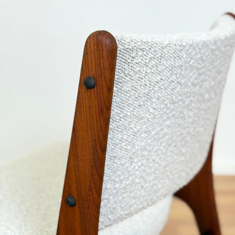 Set of 6 dining chairs in solid teak, by Eric Buch, 1950s-60s, Denmark - Beyo Vintage