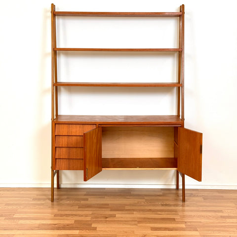 Bookshelf in teak, 1950s-60s, Sweden - Beyo Vintage