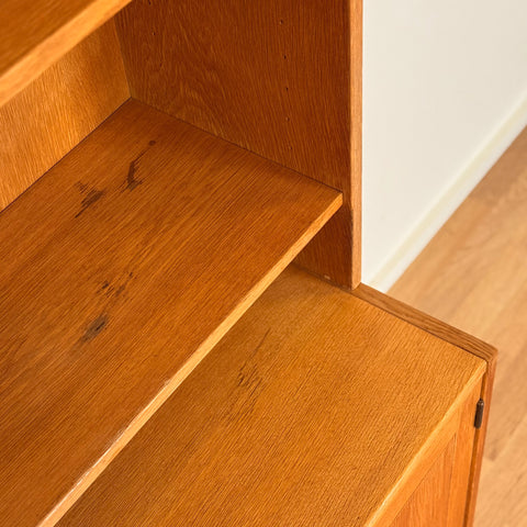 Bookshelf in oak by Troeds, model 'Domimonte', designed by Nils Jonsson, 1960s-70s, Sweden